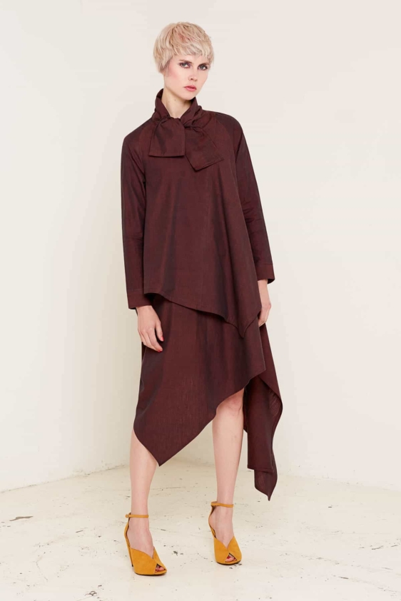 Alexandra Shirt (Burgundy) - Image 5