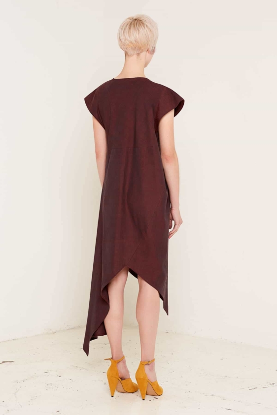 Heather Dress (Burgundy) - Image 3