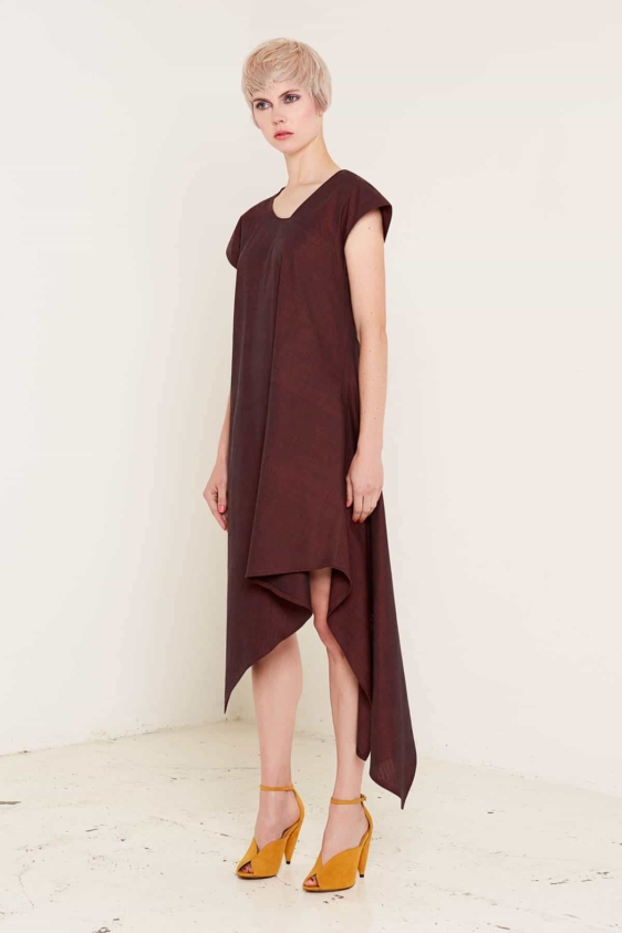 Heather Dress (Burgundy) - Image 2