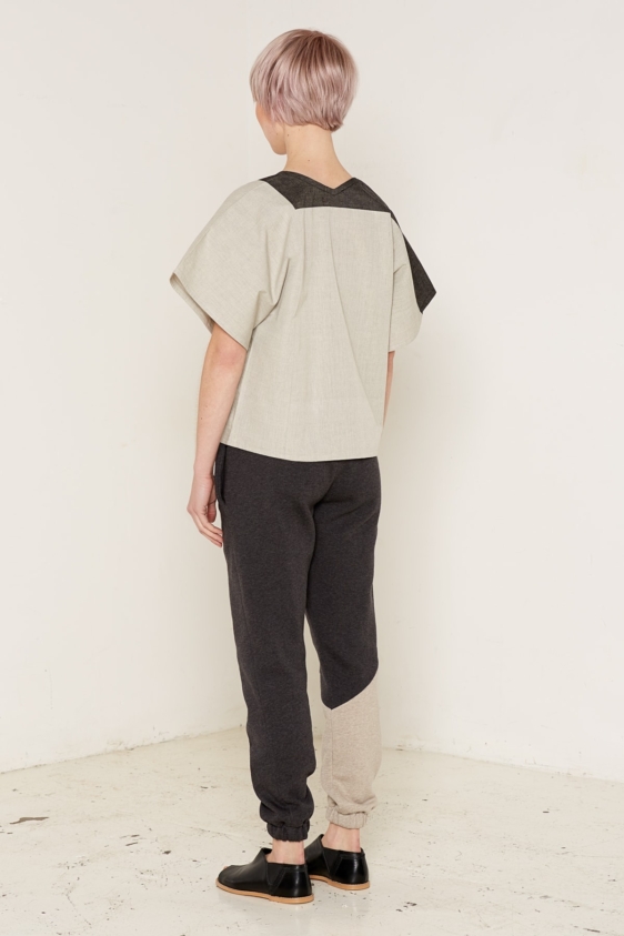 Mars Top (Grey and Beige) - Image 3