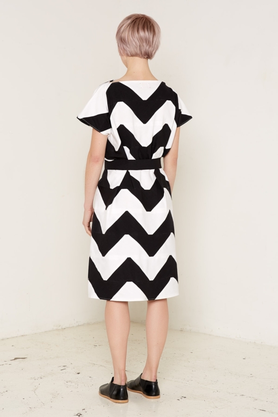 Venus Dress (Black and White) - Image 3