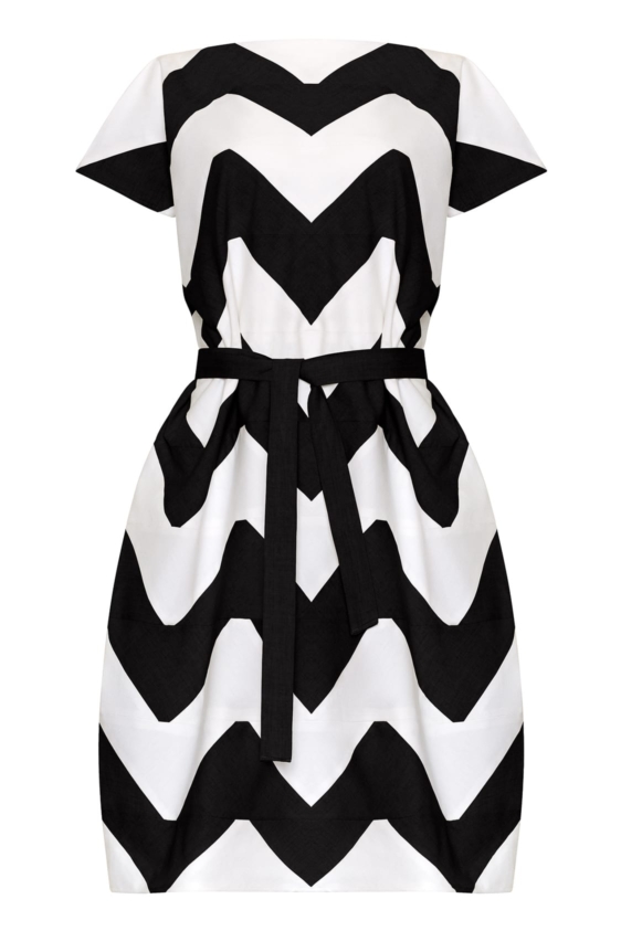 Venus Dress (Black and White) - Image 4