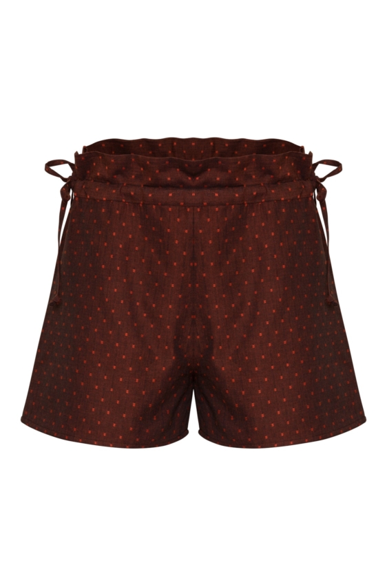 Holly Shorts (Burgundy Dots) - Image 4