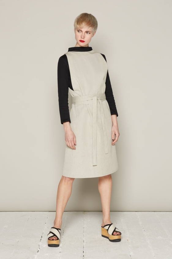 Isabelle Dress (Beige) - Image 2