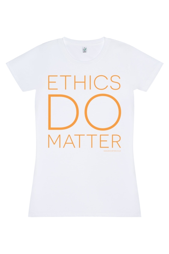 Ethics Do Matter T-Shirt (White) - Image 2