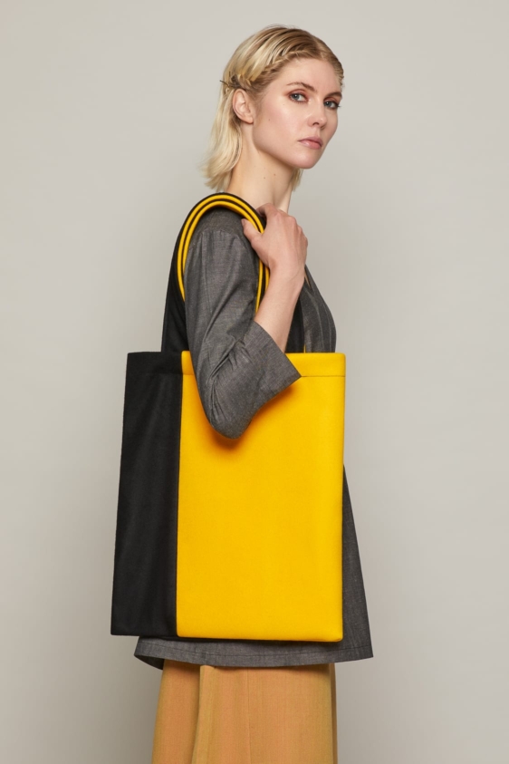 Helianthus Bag (Black & Yellow) - Image 4