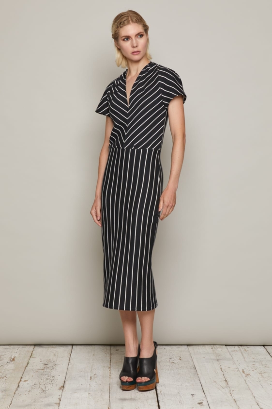 Camille Dress (Black and White) - Image 2