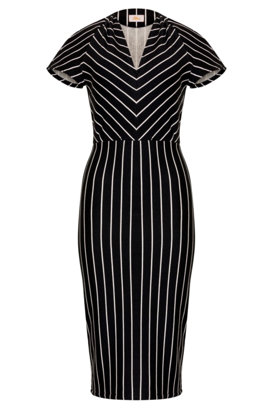 Camille Dress (Black and White) - Image 4