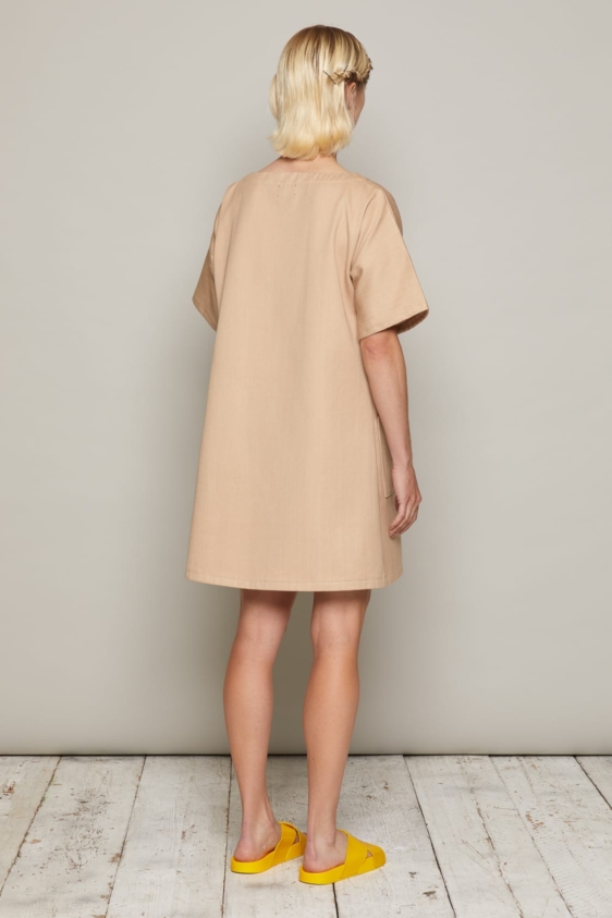 Paula Dress (Beige) - Image 3