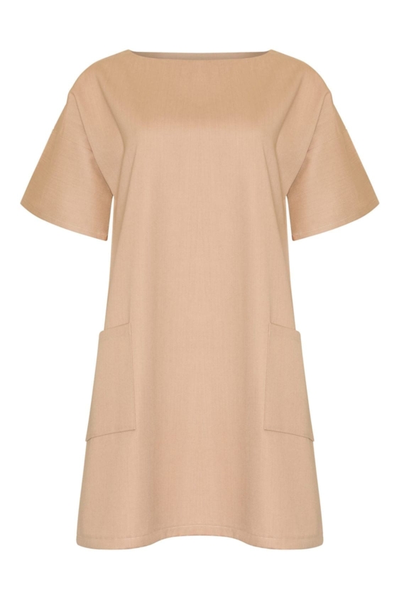 Paula Dress (Beige) - Image 4