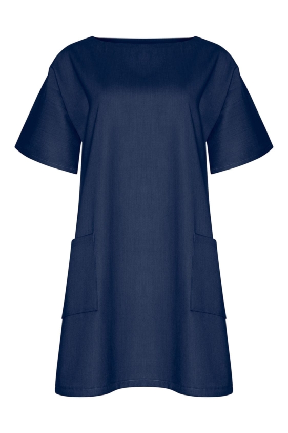 Paula Dress (Navy) - Image 4