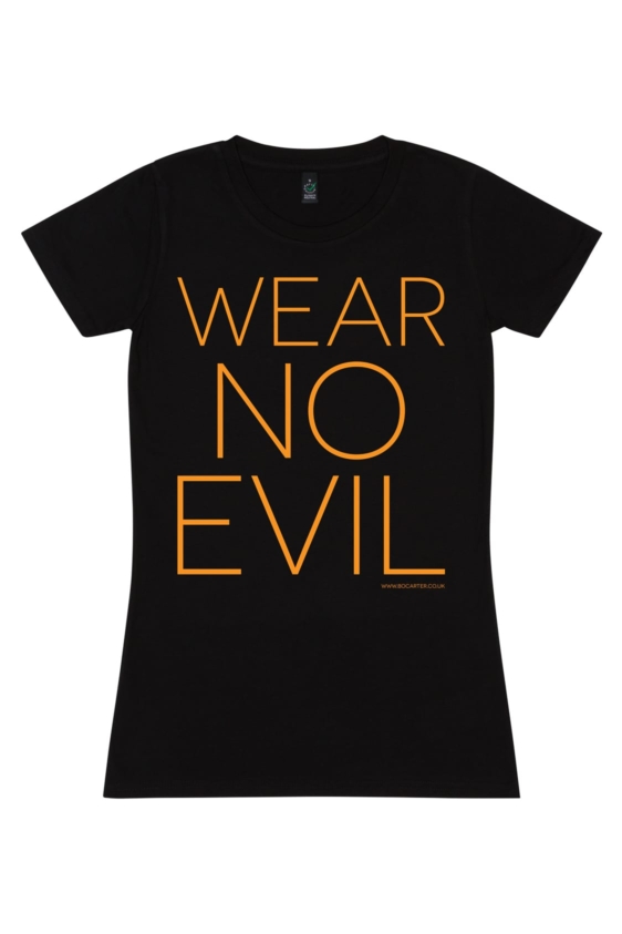 Wear No Evil T-Shirt (Black) - Image 2