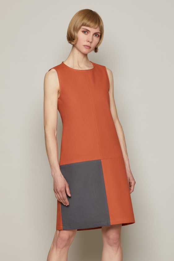 Bella Dress (Brick)