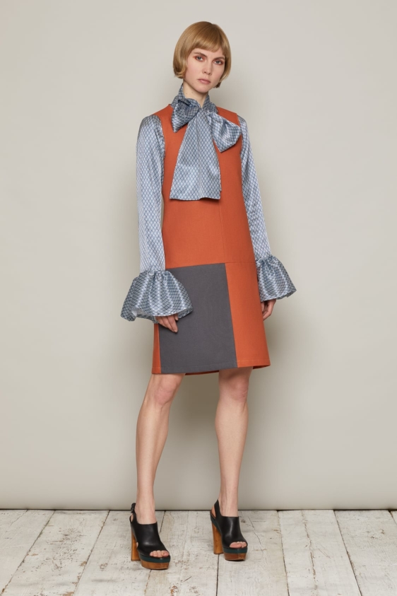 Heidi Blouse (Blue & White) - Image 3