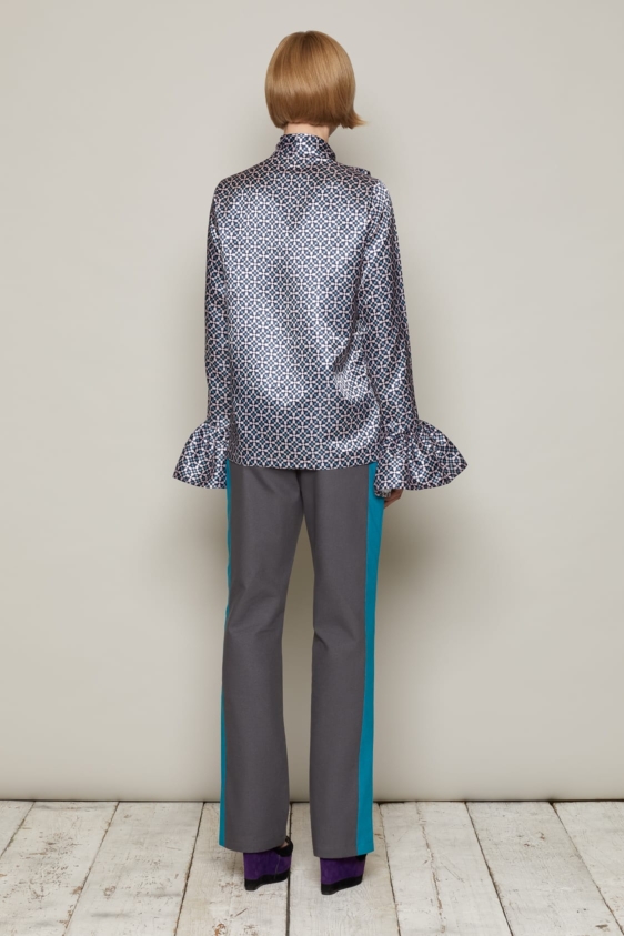 Heidi Blouse (Pink & Blue) - Image 4