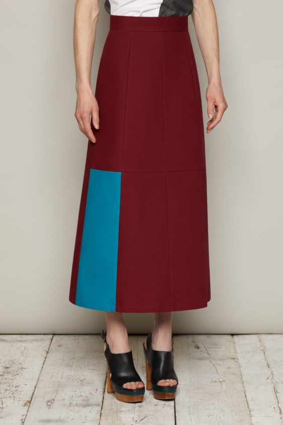 Huberta Skirt (Maroon)