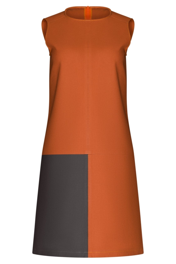 Bella Dress (Brick) - Image 5