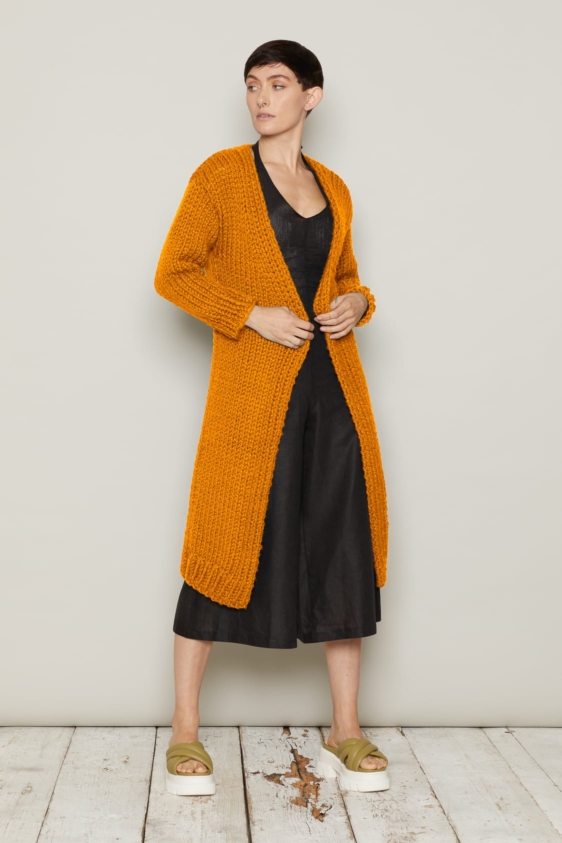 Lena Cardigan (Pumpkin) - Image 2