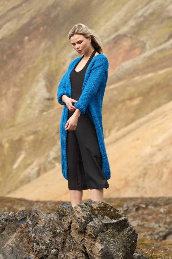 Lena Cardigan (Teal) - Image 5