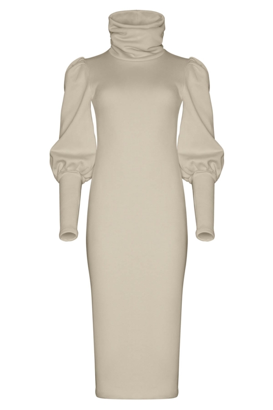 Brynja Dress (Beige) - Image 4