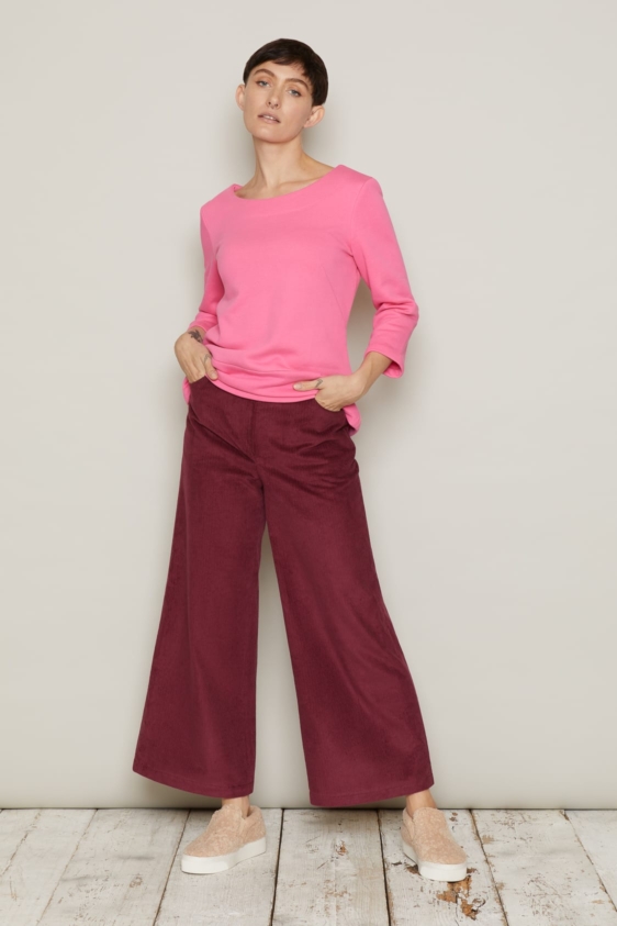 Funi Trousers (Burgundy) - Image 2