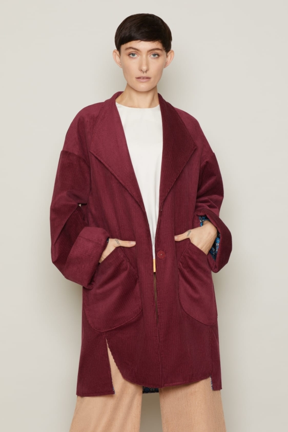 Hilmar Jacket (Burgundy) - Image 2