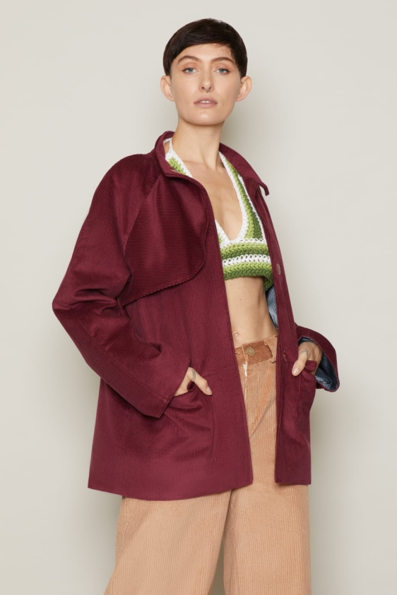 Orri Jacket (Burgundy) - Image 2