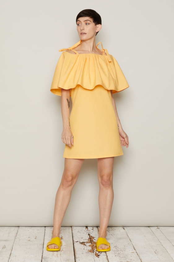 Alvar Dress (Orange) - Image 3