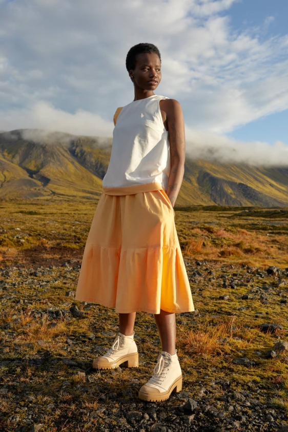 Finndis Skirt (Orange) - Image 6