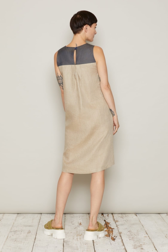 Gauti Dress (Beige) - Image 3