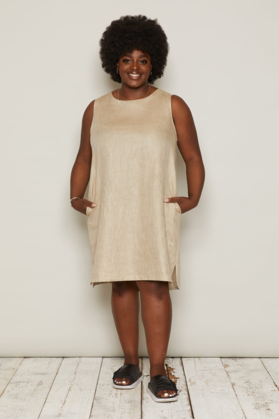 Gauti Dress (Beige) - Image 4