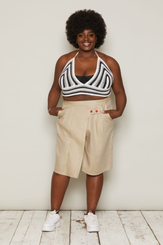 Flóki Shorts (Beige) - Image 4
