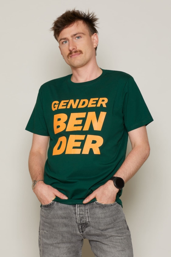 Gender Bender T-Shirt (Green) - Image 4
