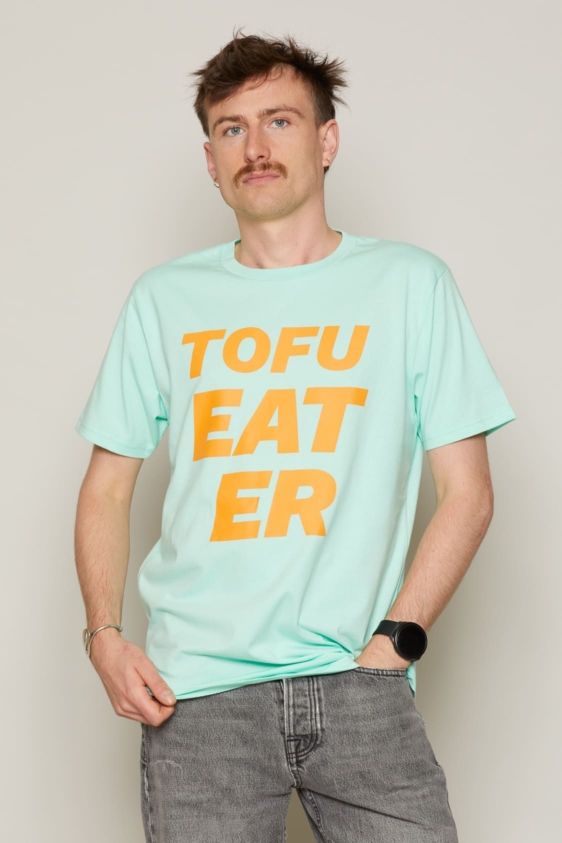 Tofu Eater T-Shirt (Mint) - Image 4