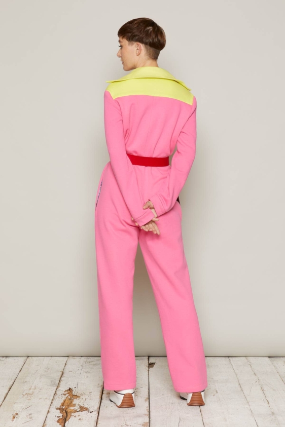 Belinda Boiler Suit (Pink) - Image 3