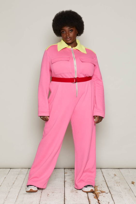 Belinda Boiler Suit (Pink)