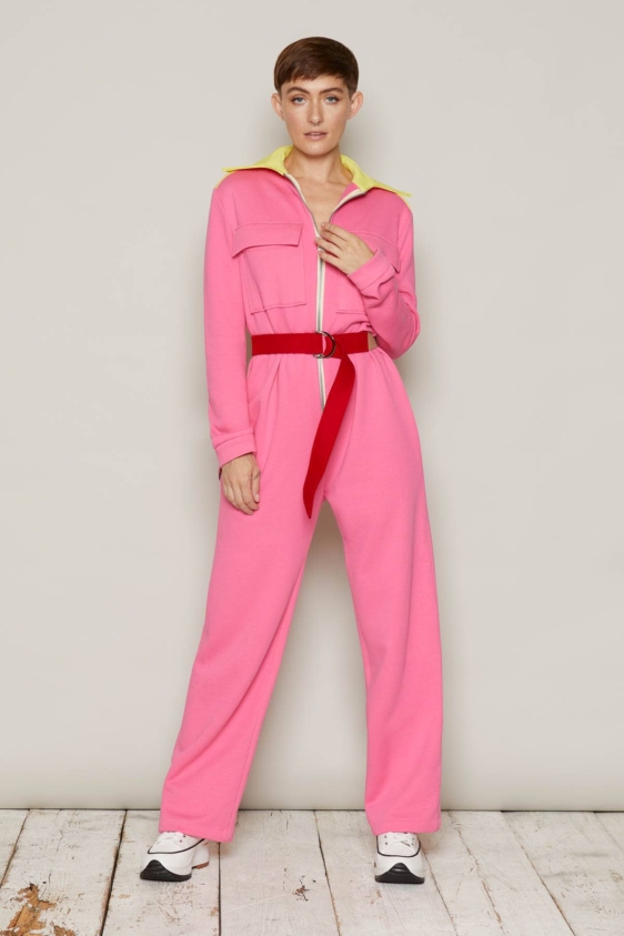 Belinda Boiler Suit (Pink) - Image 2