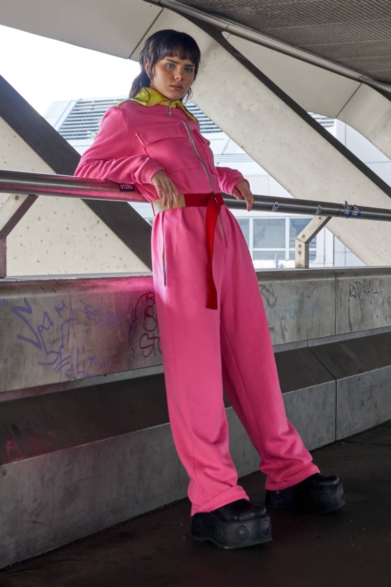 Belinda Boiler Suit (Pink) - Image 5