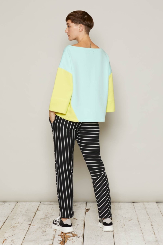 Debbie Top (Mint & Yellow) - Image 4