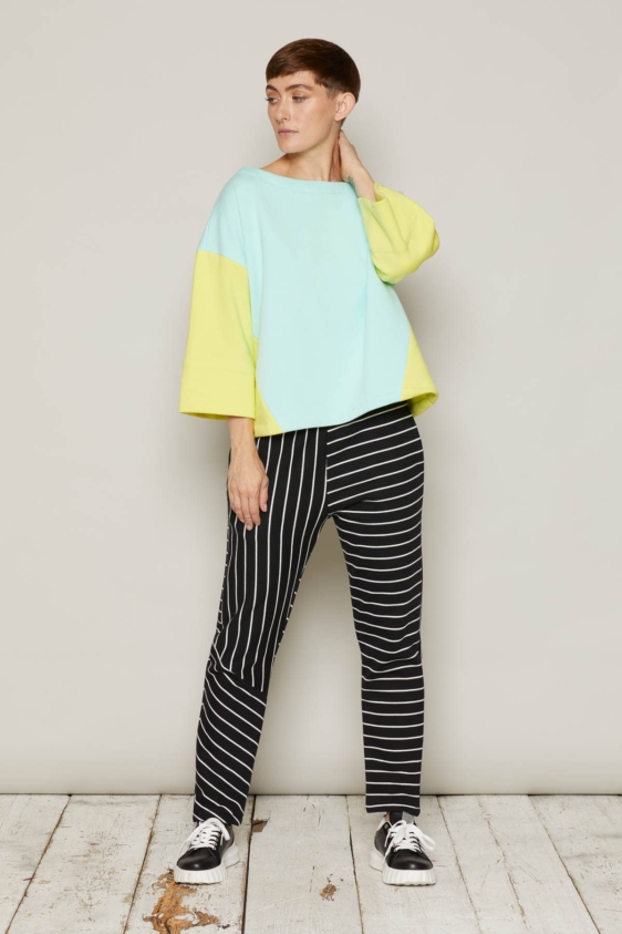 Debbie Top (Mint & Yellow) - Image 3