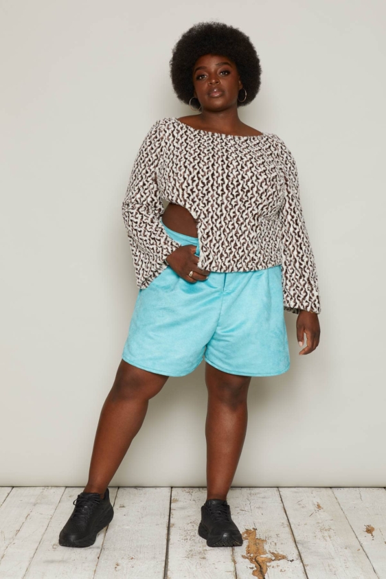 Kylie Shorts (Teal) - Image 4
