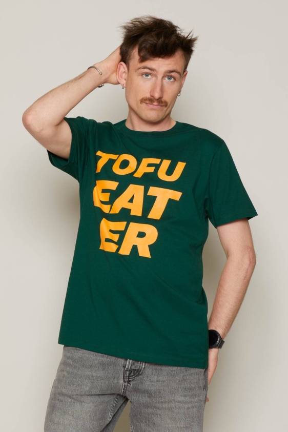 Tofu Eater T-Shirt (Green) - Image 2