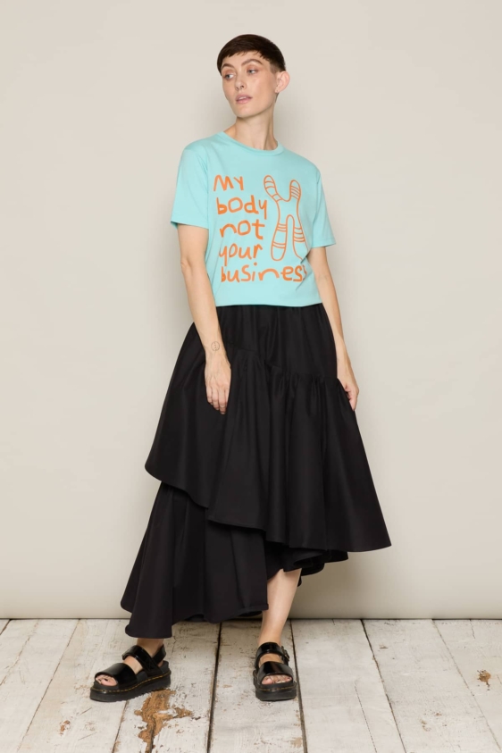 Agnieszka Layered Midi Skirt - Image 2