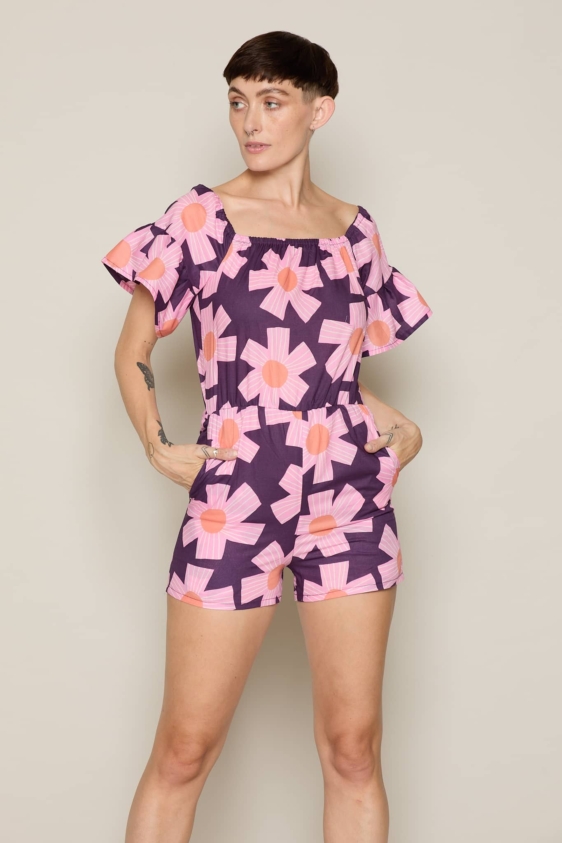 Malgosia Bold Floral Playsuit