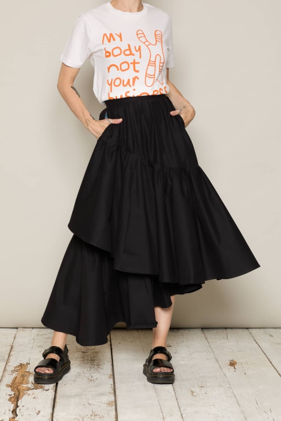 Agnieszka Layered Midi Skirt