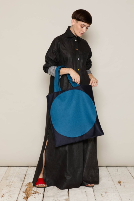 Bozena Bag – Black & Blue - Image 2