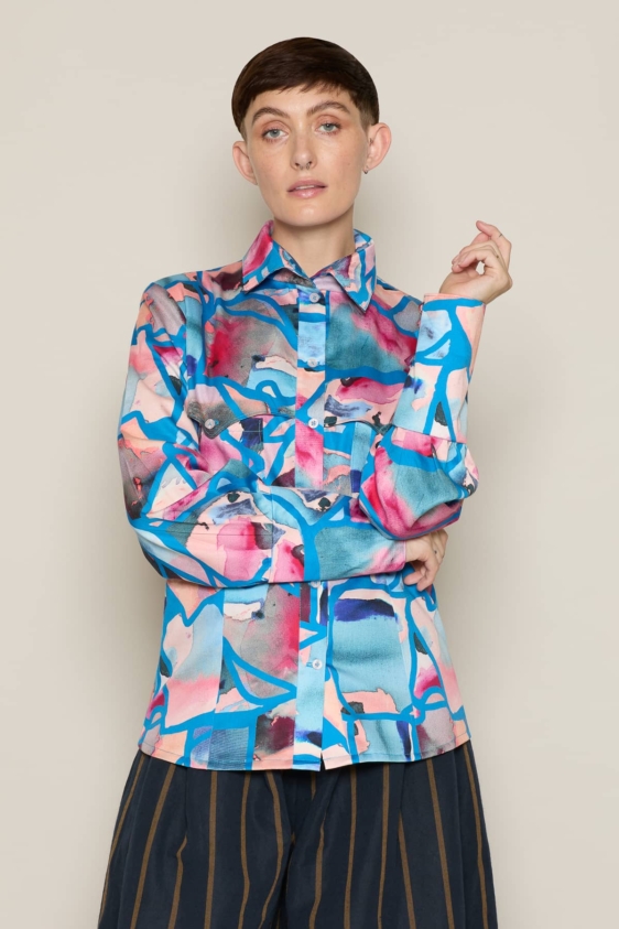 Abstract Western Ewa Shirt