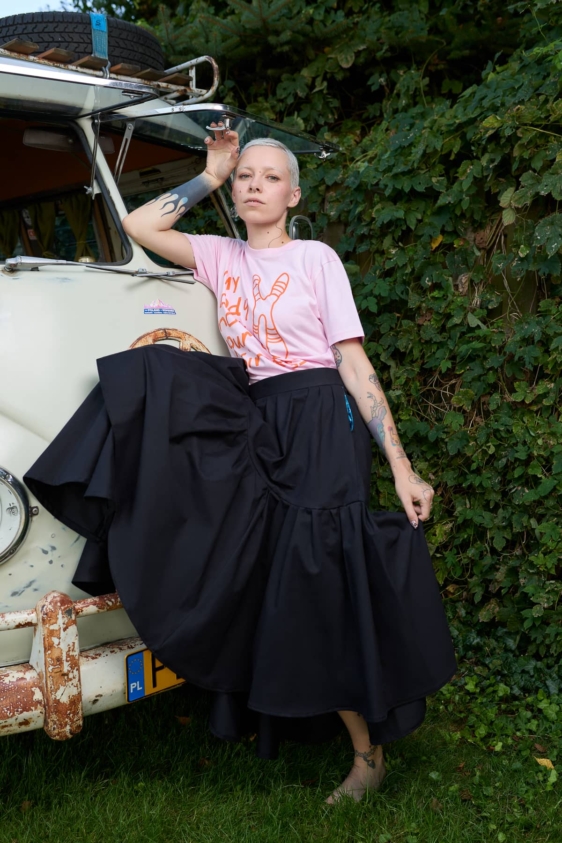 Agnieszka Layered Midi Skirt - Image 5