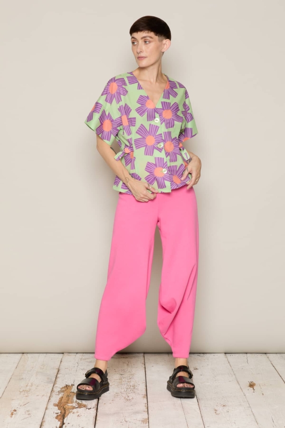 Moroccan Style Kayah Trousers in Pink