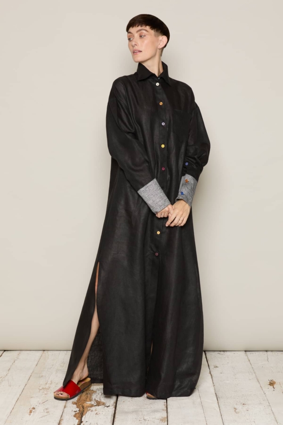 Versatile Linen Maxi Natalia Dress